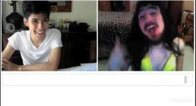 Chatroulette trolling