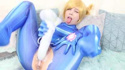 [/r/lilcanadiangirl] Samus Creampie Overload