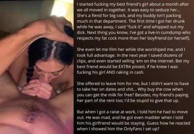 My best friend's girl is my personal slut