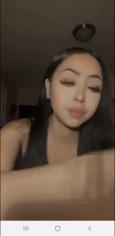 Natalie high as Hell Ig Live august 2020