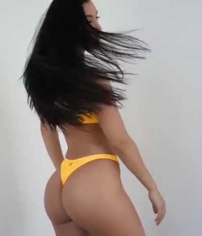 Yellow bikini