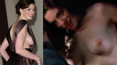 Anne Hathaway on/off