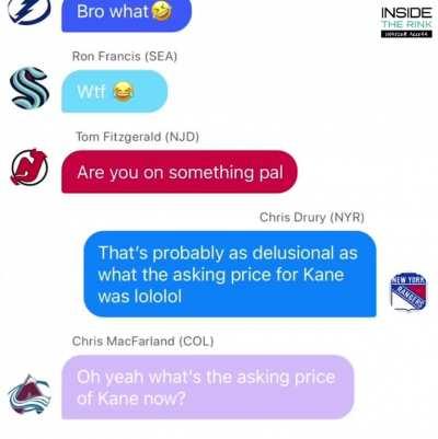 Chris Drury’s Phone before the Trade Deadline