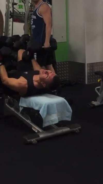 You don't have to be Schwarzenegger to get attention at the gym.