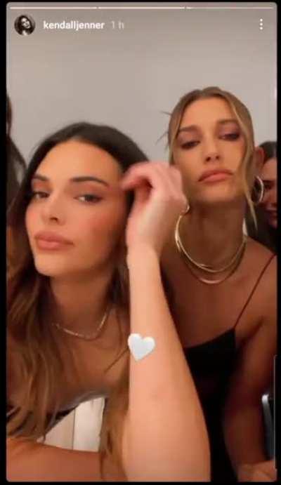 With Hailey Bieber and more