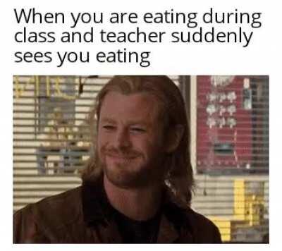 I was very hungry that time