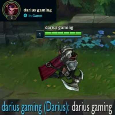 darius gaming