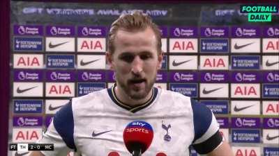 Spurs star Harry Kane when told he was leading the game for most tackles made at one stage during the game: ”I enjoy defending, I enjoy working hard, the feeling after the game putting in a great shift there is no better feeling&quot;.