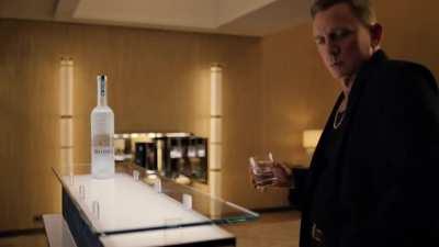 Daniel Craig finally being himself in new polish vodka ad.