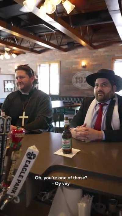 Priest and Rabbi Walk into a Bar