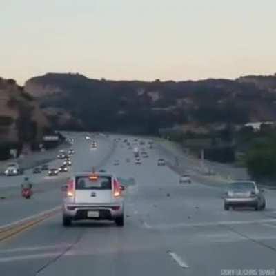 WCGW if you try to run a biker off the highway