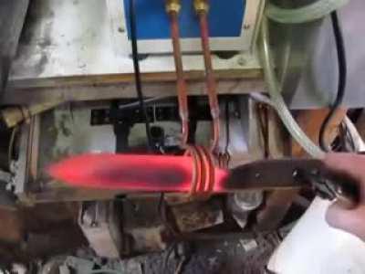 Induction heating metal. OP: u/GameSnake