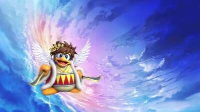 King Dedede has taken over Skyworld. All hail the King, who will usurp Palutena and become the new god of Skyworld