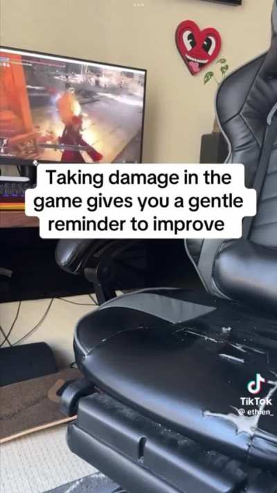 Gamer chair Mk II, upgrade gaming performance by 666%