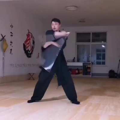 This expert use of nunchucks