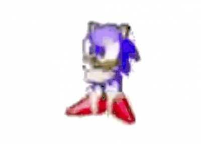 Sonic dancing in low quality gif