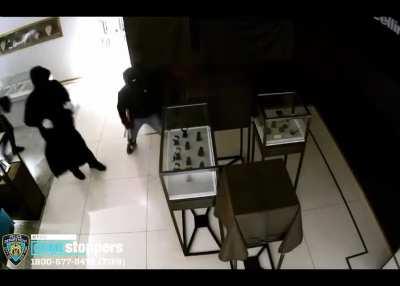 Burglary at Cellini Jewelers in Midtown, early Saturday