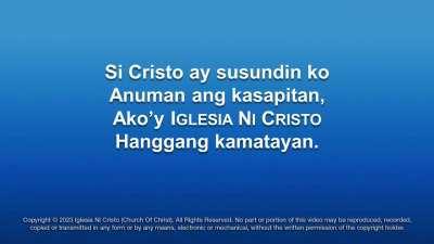 AKO'Y IGLESIA NI CRISTO