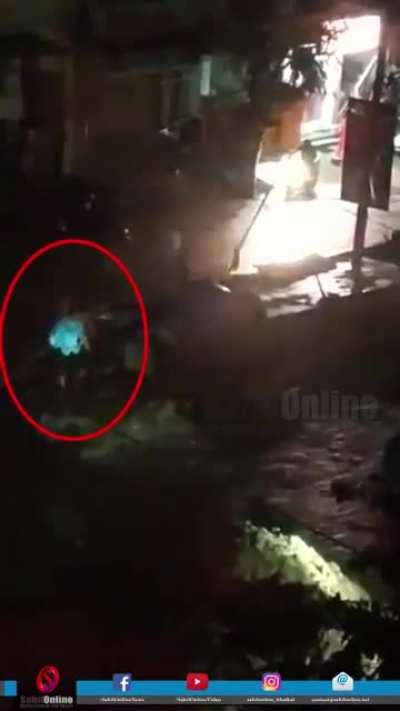 [Video] Hyderabad techie washed away after falling into stormwater drain - near Golden Temple, Manikonda