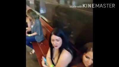 Jackass incel harasses women then maces them when confronted