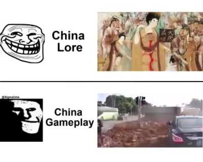 China lore vs gameplay 