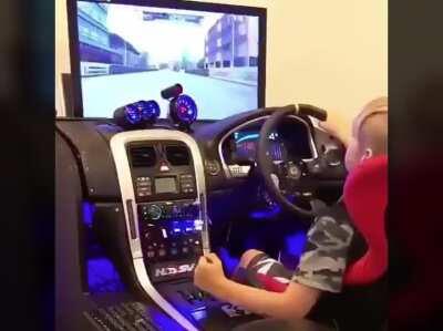 kid should get his driving license already