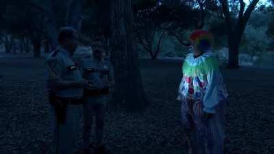 Reno 911: Creepy Clown In The Woods