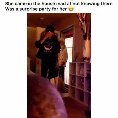 Surprise birthday party goes wrong