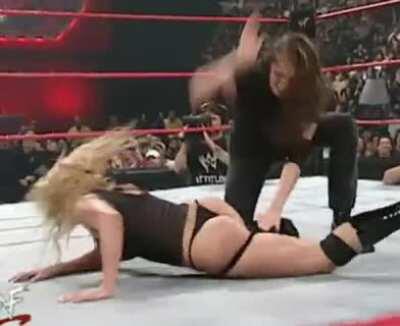 One of Trish’s greatest moments, thank you Stephanie