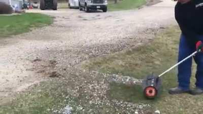 Getting the rocks off the lawn