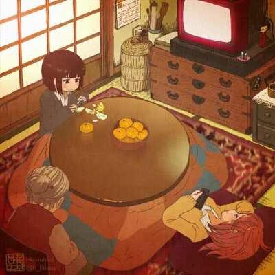 Under the kotatsu