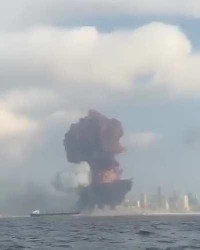 Massive explosion in Lebanon capital Beirut