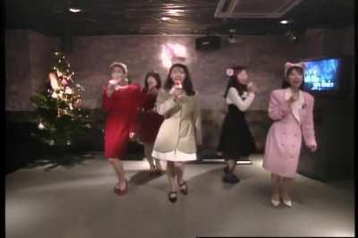 The original Japanese voice actresses from &quot;Sailor Moon&quot;, singing the theme song at a Christmas karaoke in 1994 (the footage came included on laserdisc as a special feature)