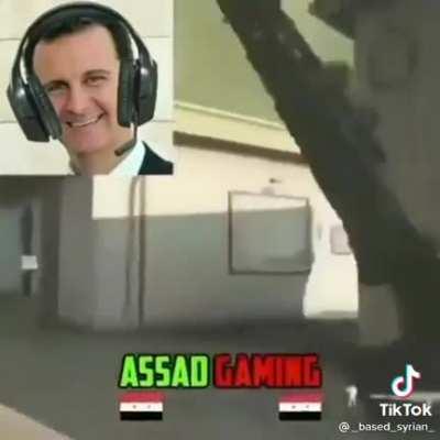 Assad is a gamer 😳😳😳