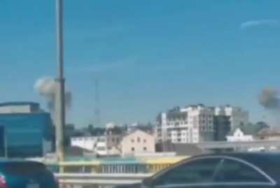 Russian missiles hitting Kyiv City, 26.08.2024