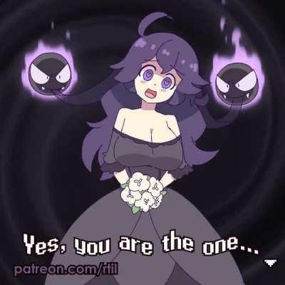 Hex maniac in wedding dress (cute)