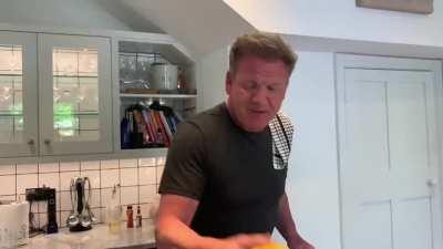 The number of Times Gordon Ramsay says &quot;Pan Down!&quot; in ten minutes