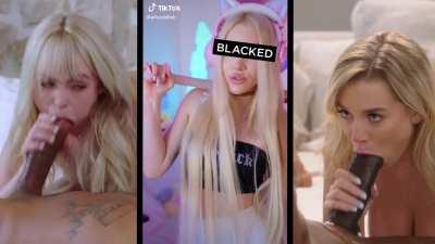 TikTok thots want to get Blacked!