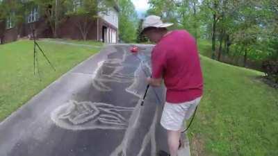 Quarantine Pressure Washer Art