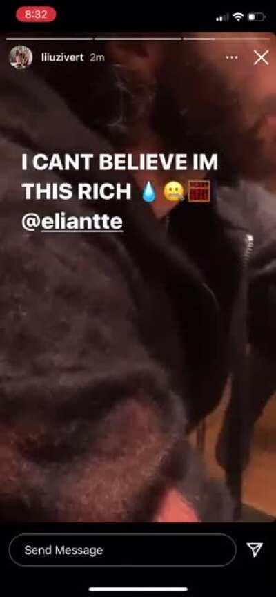 Uzi playing “Ridiculous” on IG story