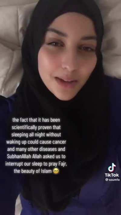 Sleeping can cause cancer apparently