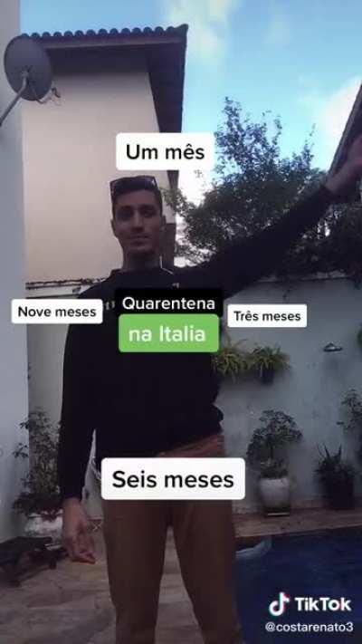 A quarentena não tá fácil