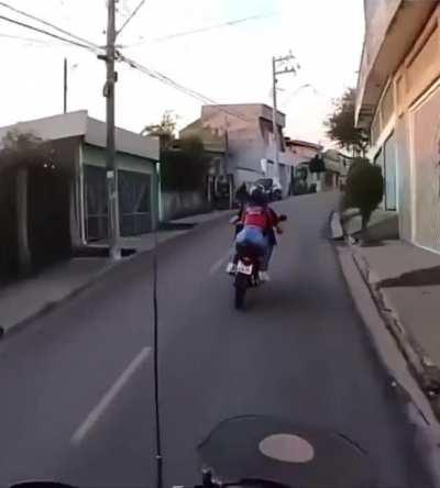 Brazilian police chase