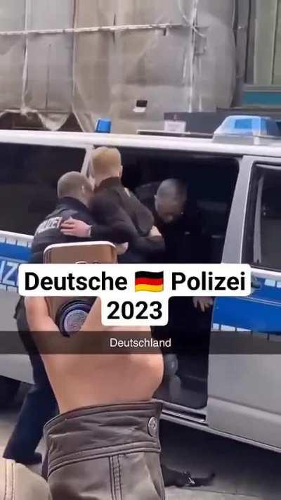 German Police brutally abuses amiable young man