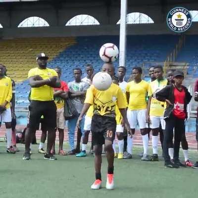 Kid Eche and his incredible football (soccer) control skills