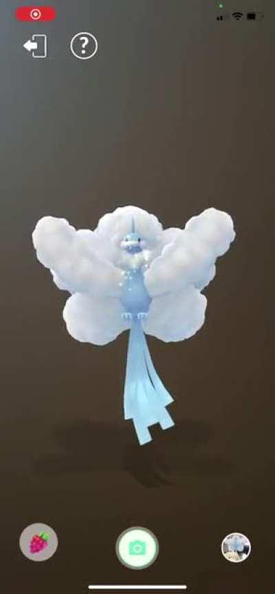 Mega Altaria tries to snap it’s neck when you pet it