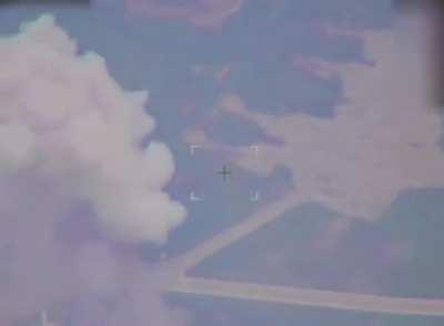 It happend again. A Ukranian MiG-29 was hit by a Russian airstike in the Aviatorkse airbase in Dnipro