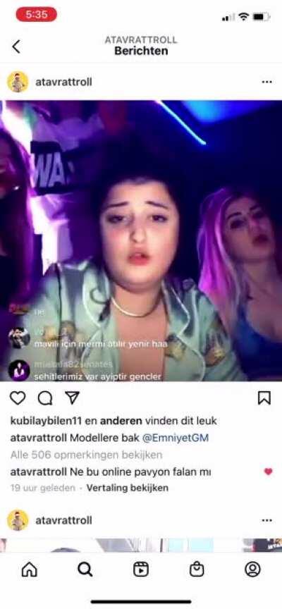 Dun TikTok da canli yayin da sehitlerimize hakaret eden kizlar