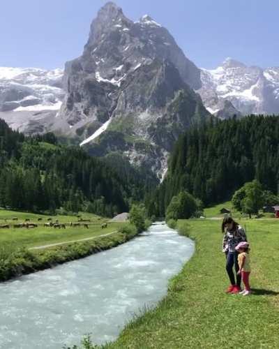 Grindelwald, Switzerland looks like something out of a fantasy