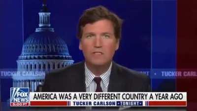 Tucker Carlson almost makes a terrible mistake
